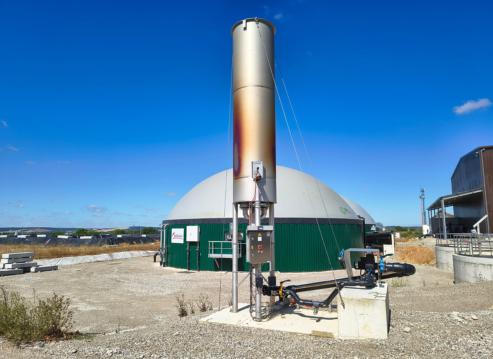 Gasfackel - Einsatz bei Methalac